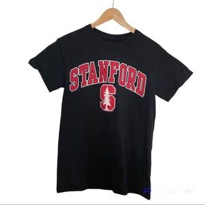 🌈 6/$60 Stanford University Graphic TShirt, Black/Red, Small